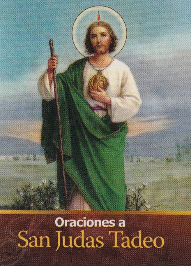 ORACIONES A SAN JUDAS TADEO - MINI LIBRO - LETRA GRANDE