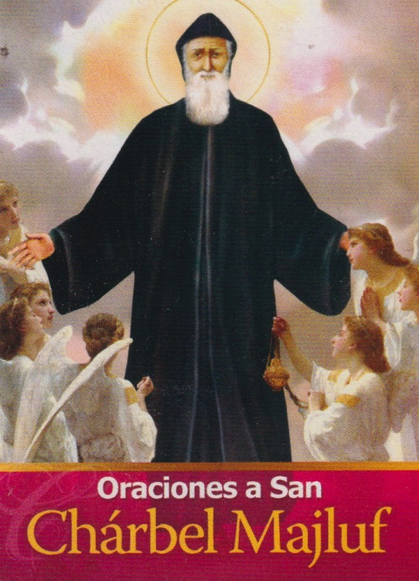 ORACIONES A SAN CHARBEL MAJLUF - MINI LIBRO - LETRA GRANDE