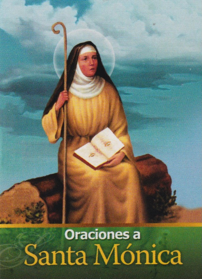 ORACIONES A SANTA MONICA - MINI LIBRO - LETRA GRANDE