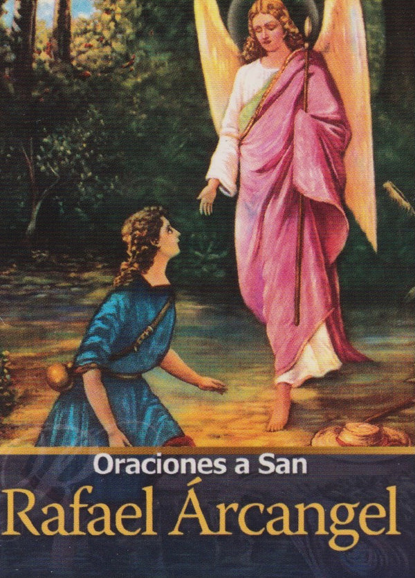 ORACIONES A SAN RAFAEL ARCANGEL - MINI LIBRO - LETRA GRANDE