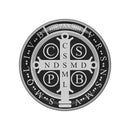 ADHESIVO MEDALLA SAN BENITO REFLECTIVO 7 CMS