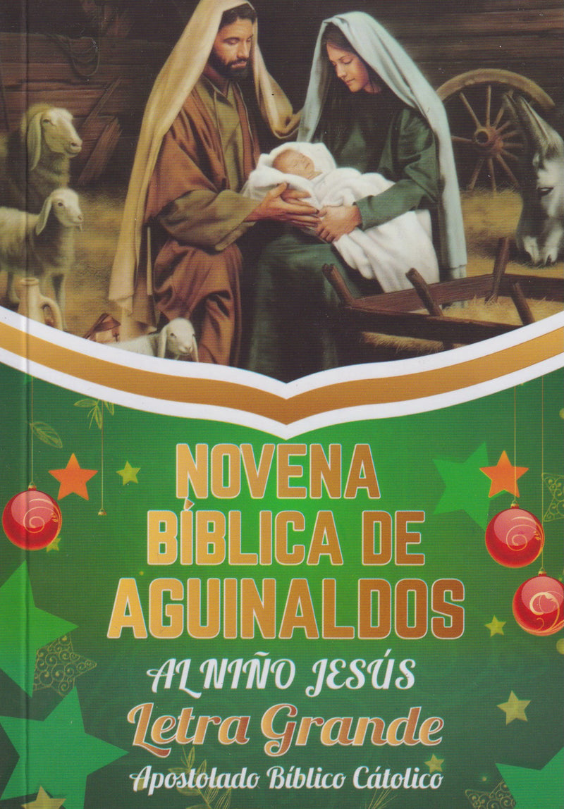 NOVENA BIBLICA DE AGUINALDOS AL NIÑO JESUS - LETRA GRANDE