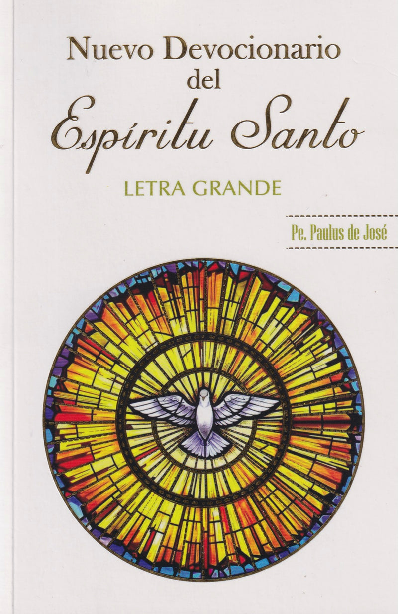 NUEVO DEVOCIONARIO DEL ESPIRITU SANTO - LETRA GRANDE