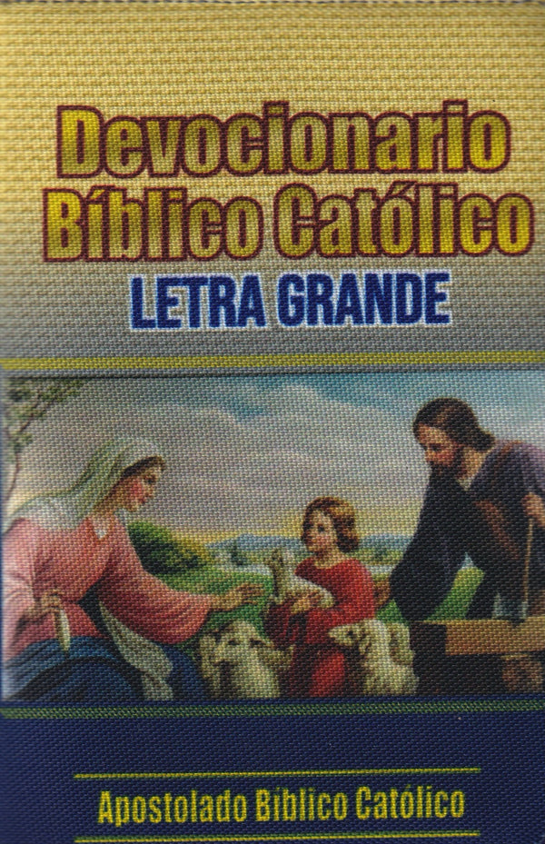 DEVOCIONARIO BIBLICO CATOLICO - LETRA GRANDE - CON FORRO