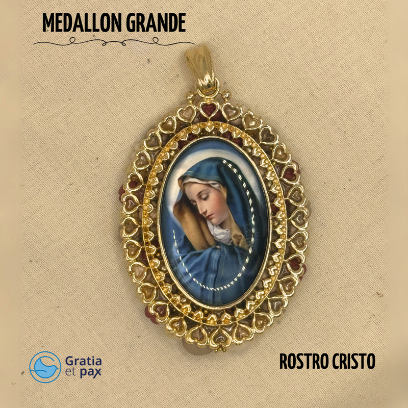 MEDALLON GRANDE - ROSTRO CRISTO