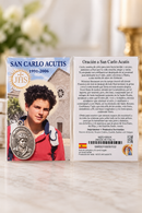 ESTAMPA Y MEDALLA - SAN CARLO ACUTIS
