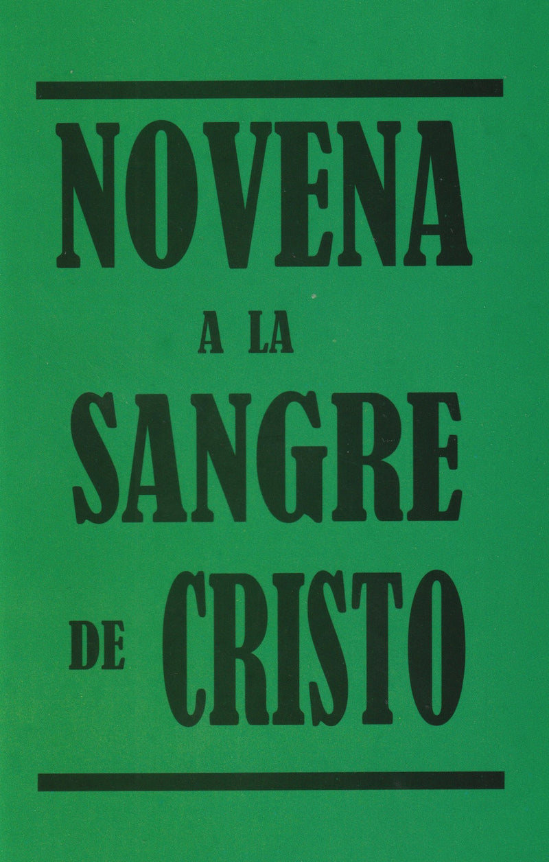 NOVENA A LA SANGRE DE CRISTO